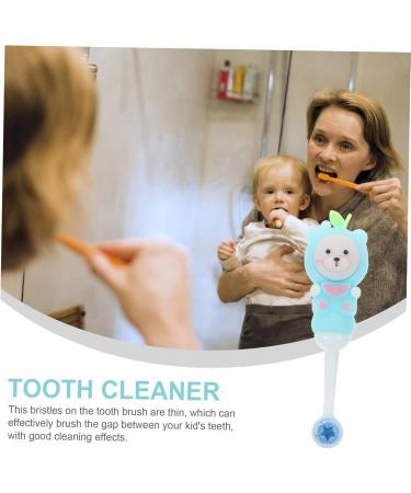 Healvian 8 STK Children's Toothbrush Set - Soft Bristles Animal Design for Babies & Toddlers | Travel Toothbrush with Covers for Kids Dental Care - Buy Online on GoSupps.com