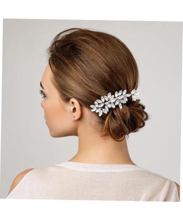 PLAFOPE Crystal Hair Accessories Decorative Hair Side Comb Wedding Hair Side Comb Decorative Hair Comb Wedding Hair Accessories for Brides Wedding Hair Comb for Bridal Rhinestone Hair Comb - Buy Online on GoSupps.com