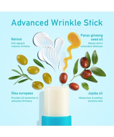 Retinol Stick for Face & Eye - Anti-Wrinkle Hydrating Cream & Multi-Balm for Fine Lines | Anti-Aging Daily Moisturizer - Buy Online on GoSupps.com
