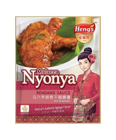 Heng's Nyonya Rendang Paste 200g -Heng s Malacca Nyonya Rendang Heng s Malacca Nyonya Rendang Sauce comprises of fantastically spicy sweetness
