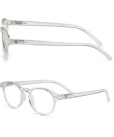 Readerest Round Blue Light Blocking Reading Glasses | 0.50 Magnification | Anti Glare, Anti Eyestrain, UV Protection | Men and Women | Computer Glasses - Buy Online on GoSupps.com