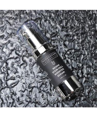 NUOVADERM Reishi Stem Cell Booster Face Serum for Women and Men - Advanced Anti Aging Serum with Tumeric Aloe Collagen & Fruit Extracts for Skin Hydration Firming Reduce Wrinkles & Discoloration - Buy Online on GoSupps.com