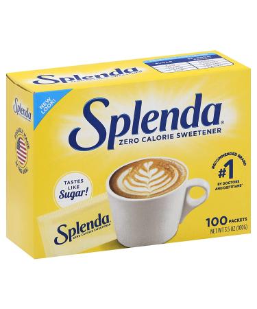 SPLENDA No Calorie Sweetener 100 Count Packets - 3.5 Ounce Single-Serve Packets - Buy Online on GoSupps.com