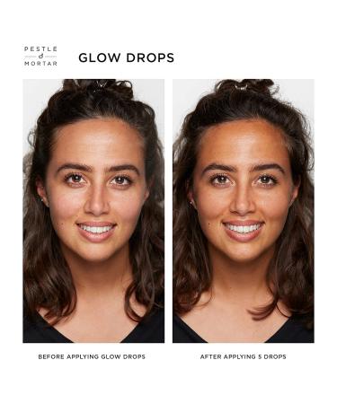 Pestle & Mortar Glow Drops - Customizable Sunless Self-Tanner with Hyaluronic Acid 30ml - Buy Online on GoSupps.com