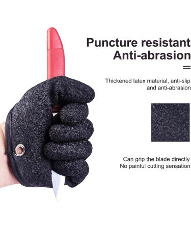 Taizer 4PC Fishing Gloves - Stab-Resistant Waterproof Anti-Slip for Pike & Catfish - Ultimate Bite-Proof Protection - Buy Online on GoSupps.com