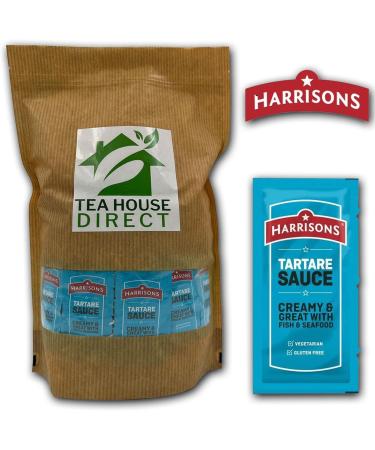Harrisons Tartare Sauce Packets | Perfectly Paired with Your Favorite Seafood | 200 Sachets - Buy Online on GoSupps.com