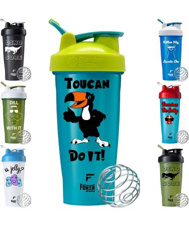Blender Bottle x Forza Sports 28 oz. Classic Shaker - Toucan Do It! - Buy Online on GoSupps.com