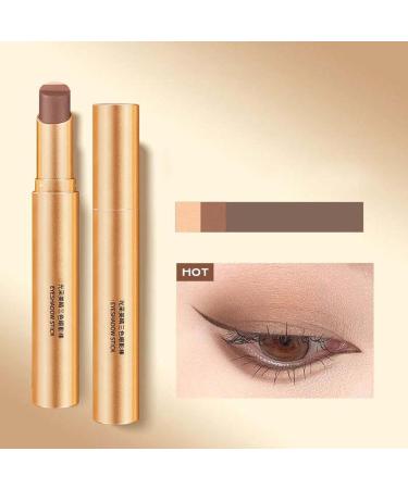 3 In 1 Eyeshadow Pencil Glitter Eyeshadow Stick Creamy Eyeshadow Stick Waterproof And Long Lasting Eyeshadow Stick Matte And Shimmer Eyeshadow (C) - Buy Online on GoSupps.com