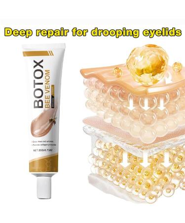 ZiopGTob Musellot Bee Venom Wrinkle Removal Cream Anti-Aging Restore and Enhance Skin Elasticity Natural and Non-Irritating Suitable for Sensitive Dry Oily Skin - Buy Online on GoSupps.com