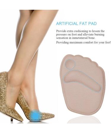 Haofy High Heel Forefoot Insoles - 2 Pairs Gel Cushions for Pain Relief | Anti-Slip Metatarsal Pads for Women - Buy Online on GoSupps.com