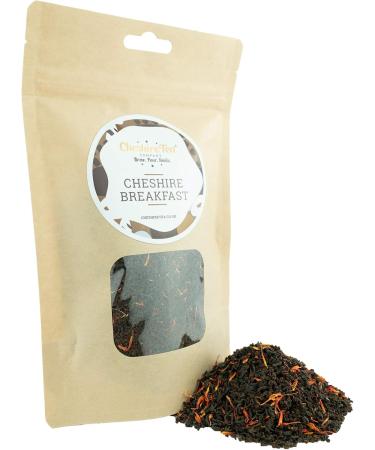 Cheshire Tea Company Premium Cheshire Breakfast 100g Ethically Sourced Loose Leaf Black English Breakfast Tea Leaves - Buy Online on GoSupps.com