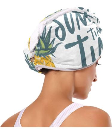 Seamless Pineapple Hair Towel 2 Pack | Super Absorbent Quick Dry Hair Turbans for Women & Girls - Buy Online on GoSupps.com