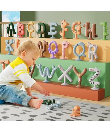 A-Z Alphabet DIY Bite Ring for Babies | BPA-Free Dental Aid | Soothing Biting Toys | Perfect Baby Gift - Buy Online on GoSupps.com