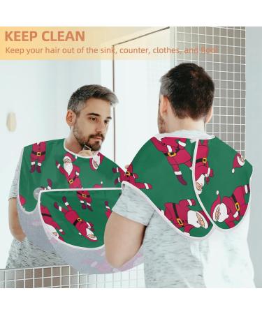 Christmas Santa Beard Bib Apron - Waterproof Hair Catcher for Men | Perfect Gift for Grooming & Shaving - Buy Online on GoSupps.com