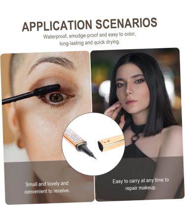 Angoily 3pcs Eyeliner Accessories Eye Makeup Stamp Nursing Eye Grooming Pens Miss Drawing Pencil Soft Head - Buy Online on GoSupps.com