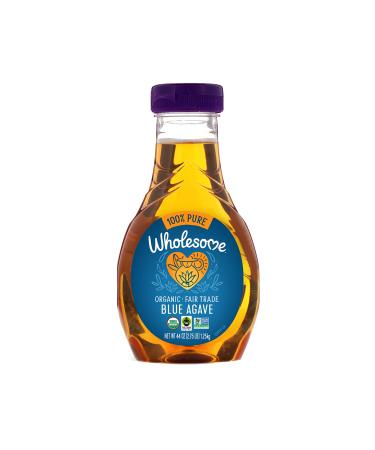 Wholesome Organic Blue Agave Nectar Natural Low Glycemic Sweetener Non GMO Fair Trade  Gluten Free 44 oz (Pack of 2)