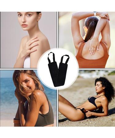 Back Tanner Applicator | Machine Washable Soft Black Lotion Applicator with Handle | Self Tanner Sunscreen Applicator Self Tanner for Back Tanning Lotion Troonz Tool - Buy Online on GoSupps.com