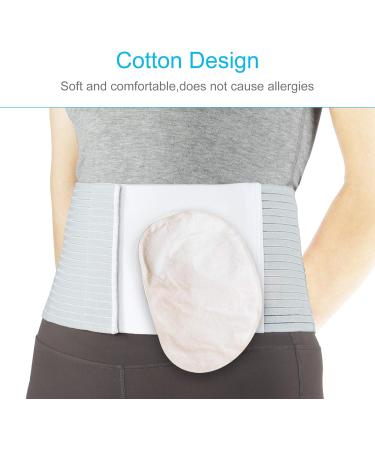Buy REAQER Stoma Belt - Comfortable Stoma Bandage for Men & Women | 8cm Hole Diameter | Fast International Shipping - Buy Online on GoSupps.com