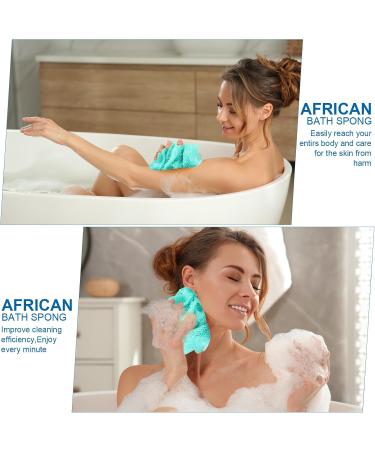 Preboun 12-Piece African Exfoliating Net Set | Nylon Body Scrubber & Washcloth | 10 Colors for Daily Shower Use - Buy Online on GoSupps.com