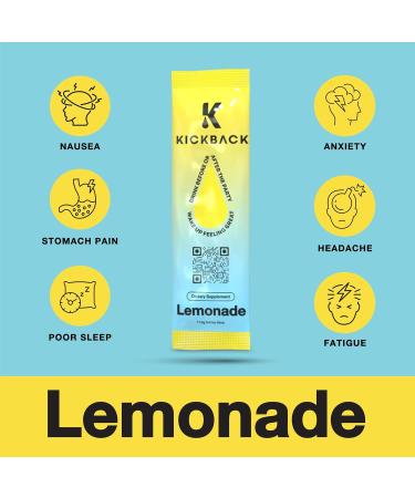 Kickback Morning Boost Lemonade 10 Pack Electrolyte Hydration Beverage with Electrolytes & Vitamins for Enhanced Energy & Focus Innovative Proprietary Drink for Liver & Gut Support - Buy Online on GoSupps.com