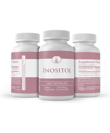 PURE ORIGINAL INGREDIENTS Inositol (100 Capsules) Always Pure No Additives Or Fillers - Buy Online on GoSupps.com