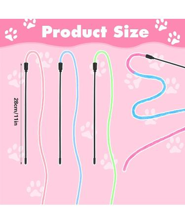 Cobee Cat Magic Rainbow Toys - 4PC Rainbow Feather Wands for Kitten Training | Color Gradient Cat Toys - Buy Online on GoSupps.com