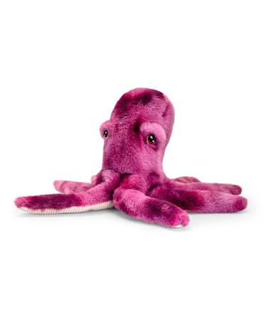 Deluxe Paws Plush Cuddly Soft Eco Toys 100% Recycled (Octopus)