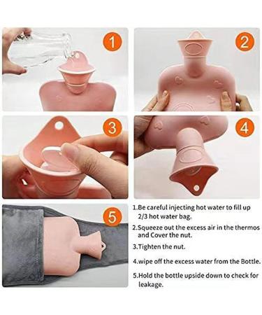 3-in-1 Portable Heat Bottle with Soft Waist Cover - Relieve Abdominal & Leg Pain - Ideal for Husky Dogs - Buy Online on GoSupps.com
