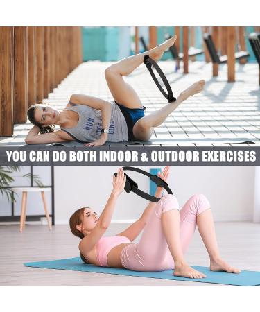 RitFit Pilates Ring - 14 Inch Magic Fitness Circle for Toning Inner & Outer Thighs  Bonus Workout Guide Included BlackN - Buy Online on GoSupps.com