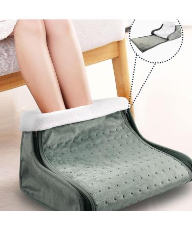 Shop Heated Foot Warmer | Washable Lining Winter Gift for Women - Gray Boot Warmer with US Plug - Buy Online on GoSupps.com