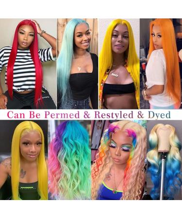 Tuneful 28 Inch 613 HD Lace Frontal Wig - 180% Density Straight Blonde Human Hair Wig for Black Women - Pre Plucked with Baby Hair - 13x4 Blonde Lace Front Wigs - Buy Online on GoSupps.com