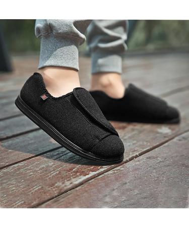 Diabetic Shoes for Men and Women - Lightweight Post-Operative Care Shoes for Swollen Feet - Orthopedic Casual Shoes for Pain Relief - Black, Size 7.5 - Buy Online on GoSupps.com