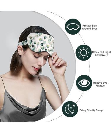OLESILK 100% Natural Mulberry Silk Sleep Eye Mask Block Out Light  Fashion Printed Eye Mask Blindfold for Women Men Full Night Sleeping  Chic Eye Cover Eyeshade  Pattern 2 - Buy Online on GoSupps.com