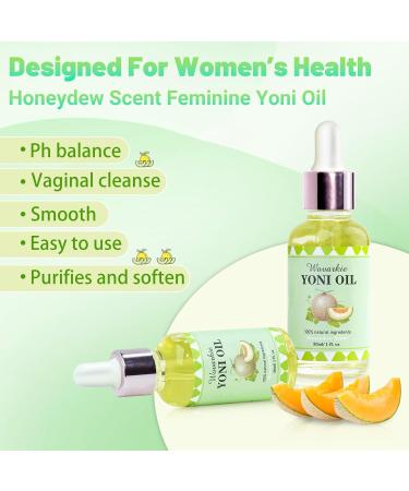 3 PCS Yoni Oil & Bar Soap Set for Women - pH Balanced Feminine Care Odor Eliminator Natural Moisturizer - 2 x 1fl.oz Essential Oil & 1 x 3.53oz Honeydew Yoni Bar - Buy Online on GoSupps.com
