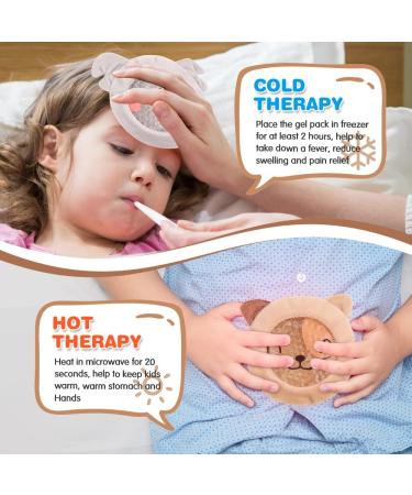 Hilph Children's Cooling Pads & Pillows - Soft Gel Cool Packs for Injuries Bumps & Wisdom Teeth - Koala Alpaca & Cat Designs - Buy Online on GoSupps.com