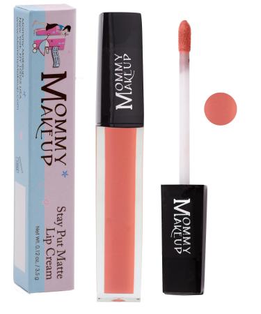 Stay Put Matte Lip Cream | Kiss-Proof/Mask-Proof Matte Lipstick - A pinky peach [Mary Ann] Mary Ann - A pinky peach