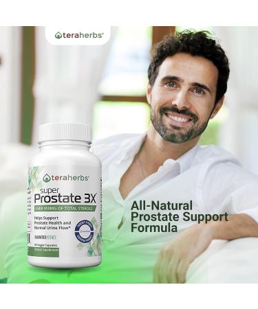 teraherbs Super Prostate 3X - Bladder Control & Support for Enlarged Prostate & Frequent Urination - Prostate Supplements for Men - 90 Capsules 1 - Buy Online on GoSupps.com