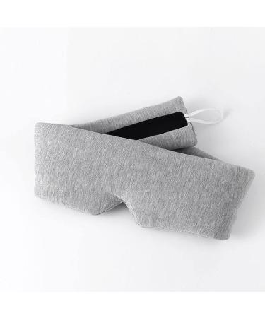 SHETIAN 100% Handmade Cotton Sleep Mask Blackout - Adjustable Breathable Eye Mask for Men, Women, and Children - Upgraded Gray Modal - Buy Online on GoSupps.com