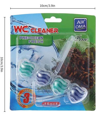 Automatic Toilet Bowl Fresheners - in-The-Bowl Bathroom Cleaning Supplies for Cleaning and Refreshing Toilet Bowl - Cleans and Freshens Toilet Bowl Bathroom Cleaning Supplies Cartey Pine - Buy Online on GoSupps.com