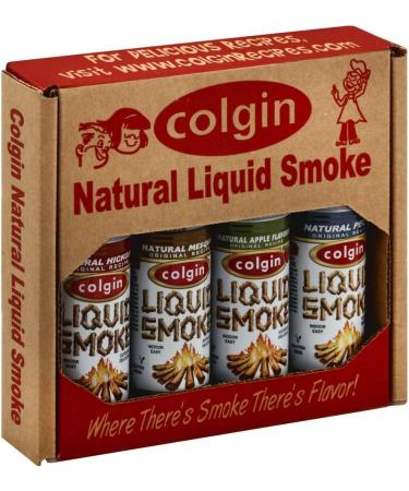 COLGIN Liquid Smoke Gift Set - Apple, Pecan, Hickory, Mesquite Flavors - Buy Online on GoSupps.com