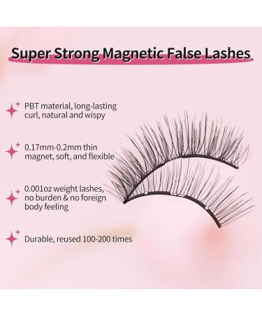 Mlen Diary Magnetic Eyelashes Magnetic Lashes kit Reusable False Eyelashes Without Eyeliner Upgraded 3D Dual Magnetic Eyelashes (07 Ballrt Fairy) - Buy Online on GoSupps.com