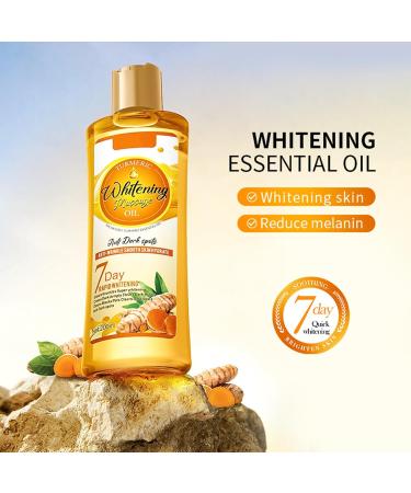  Utapossin Turmeric Oil 200ml - Intense Whitening Oil with turmeric serum for radiant skin | essential for skin - Buy Online on GoSupps.com
