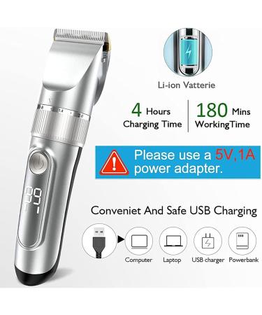 Professional Beard Trimmer & Hair Clippers for Men | Cordless Rechargeable Grooming Kit - Buy Online on GoSupps.com