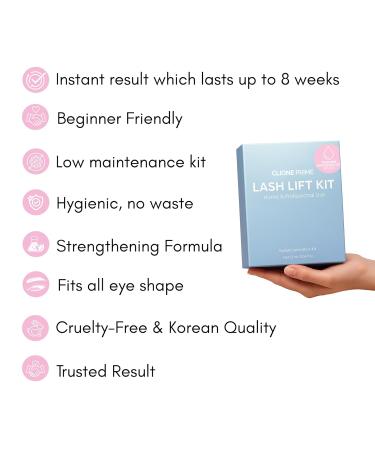 CLIONE PRIME Lash Lift Kit - 44 Pcs Eyebrow Lamination & Eyelash Perm for Home & Professional Use - Made in Korea - Buy Online on GoSupps.com