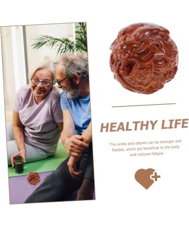 Beavorty Massage Balls - Wooden Relaxation & Fitness Balls for Hand Therapy Meditation & Finger Exercise - Baoding Chinese Medicine Balls - Buy Online on GoSupps.com