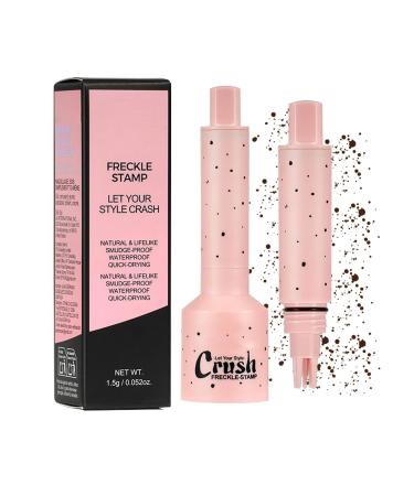 Yabauuop Art Summer Spray Stamp Natural Lifelike Fake Freckle Makeup Pen Waterproof Sweatproof Face Stamp Durable Fast Dry Face Stamp 30 Deep