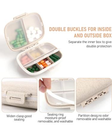 Sibba Pillen Organizer Box - Travel Size Cute Daily Medicine Container | Personal Storage Solution - Buy Online on GoSupps.com