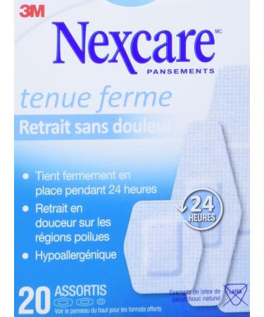 Nexcare Sens Skin Bandage 20 Count - Gentle and Hypoallergenic Protection - Buy Online on GoSupps.com