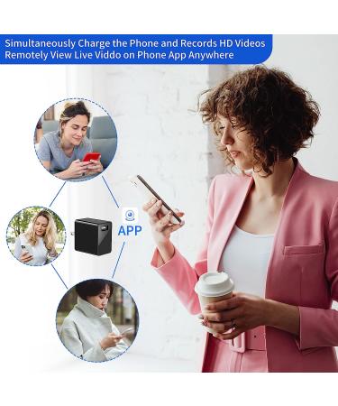 1080P HD Hidden Camera Charger | Wireless Spy Cam with Motion Detection for Home Security, Office, Baby & Pets | Mini USB Hidden Nanny Cam for Elderly Parents - Buy Online on GoSupps.com