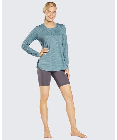 G4Free Women's Long Sleeve UV Shirt - Quick Dry Moisture Wicking Hiking & Workout Top - Peacock Blue - Size Medium - Buy Online on GoSupps.com